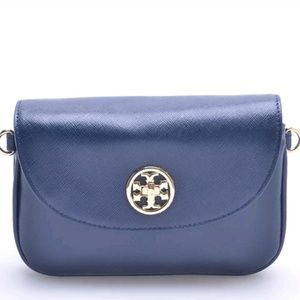 Tory burch authentic crossbody navy purse